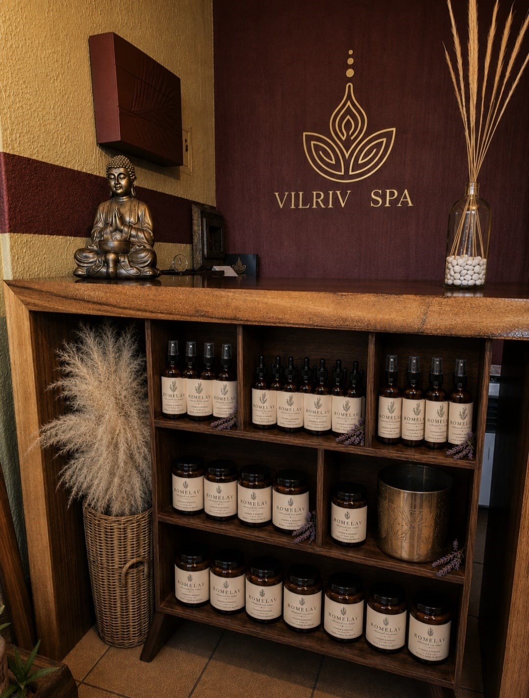 Productos de lujo utilizados en VILRIV SPA